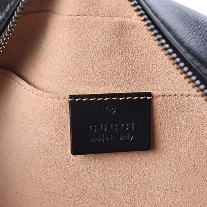 Gucci Calfskin Matelasse Small GG Marmont Chain Shoulder Bag Black 6 of 11