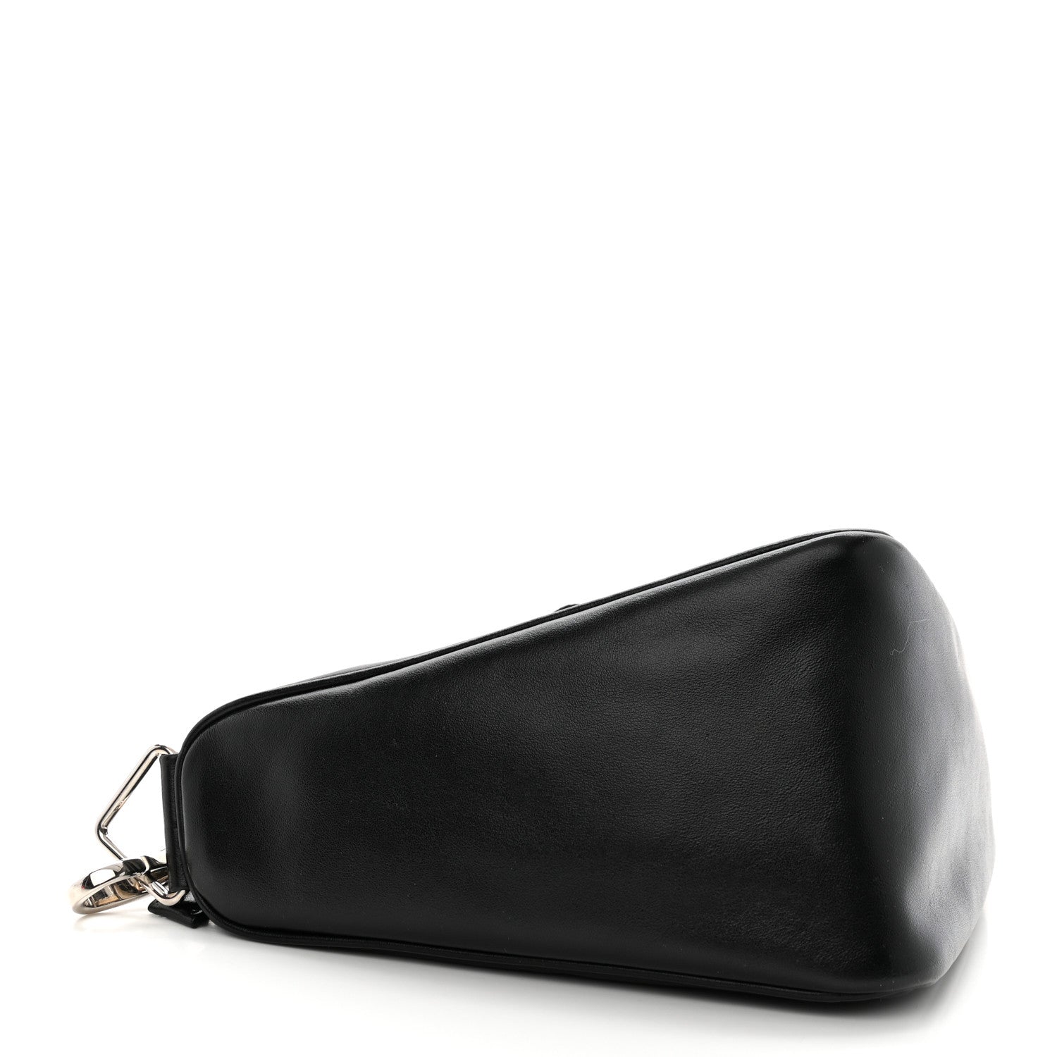 Prada Grace Lux Triangle Shoulder Bag Black 4 of 10