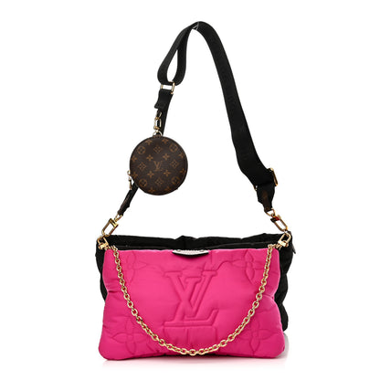 Louis Vuitton Econyl Monogram Pillow Maxi Multi Pochette Accessories Black Fuchsia 1 of 11