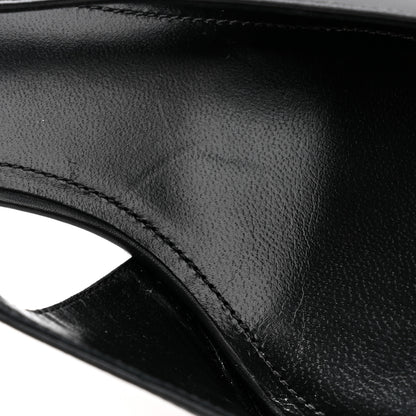 Givenchy Calfskin G Cube 50mm Slingback Pumps 37.5 Black 9 of 10
