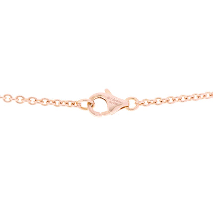 Cartier 18K Pink Gold Interlocking LOVE Necklace 4 of 7