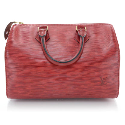 Louis Vuitton Epi Speedy 25 Rouge 3 of 8