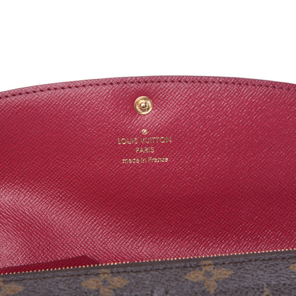 Louis Vuitton Monogram Emilie Wallet Fuchsia 6 of 7