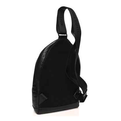 Louis Vuitton Monogram Shadow Racer Slingbag Black 3 of 9