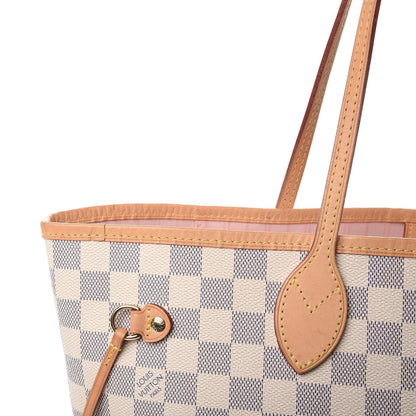 Louis Vuitton Damier Azur Neo Neverfull MM Rose Ballerine 15 of 20