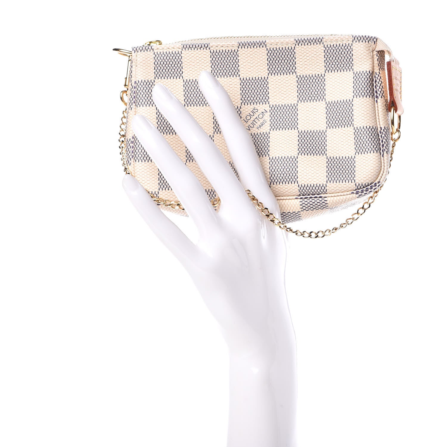 Louis Vuitton Damier Azur Mini Pochette Accessories 2 of 7