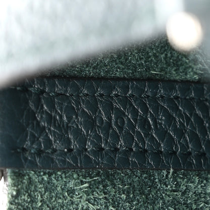 Hermes Taurillon Clemence Picotin Lock 18 PM Vert Cypress 7 of 10