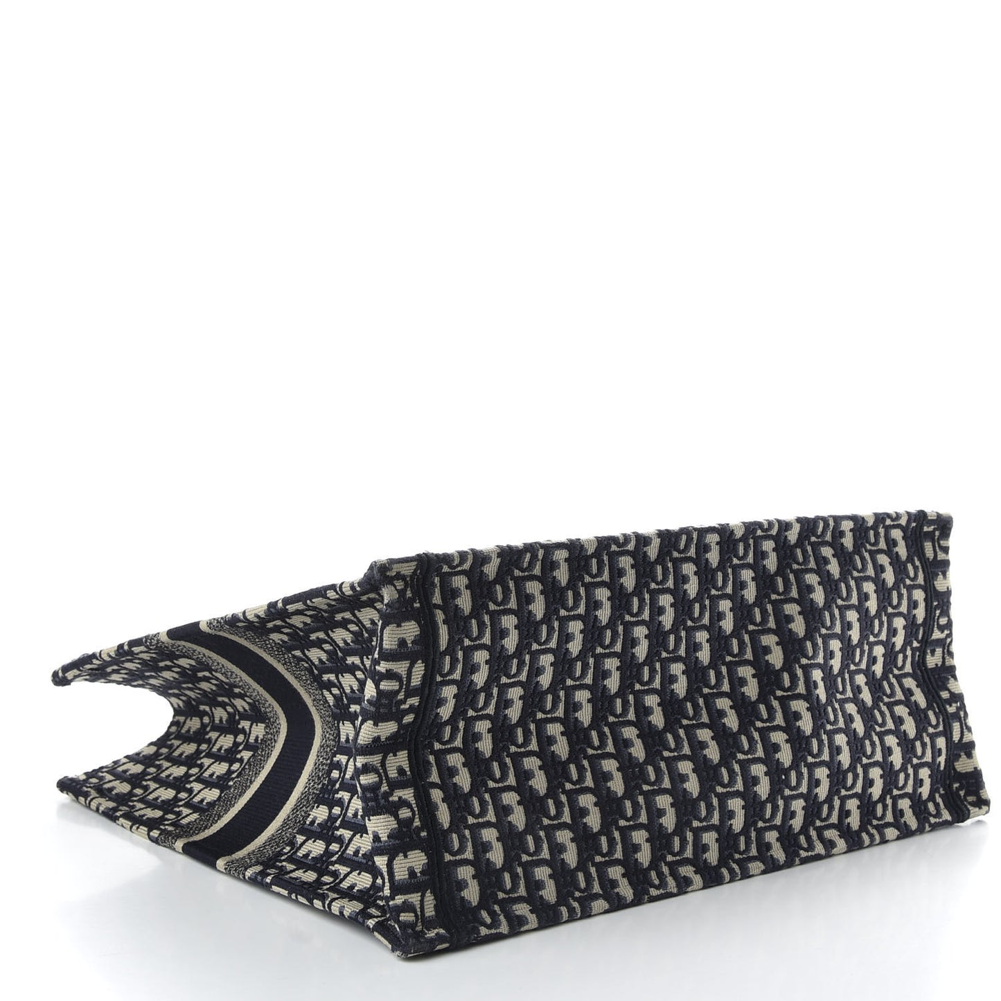 Oblique Book Tote Blue Multicolor