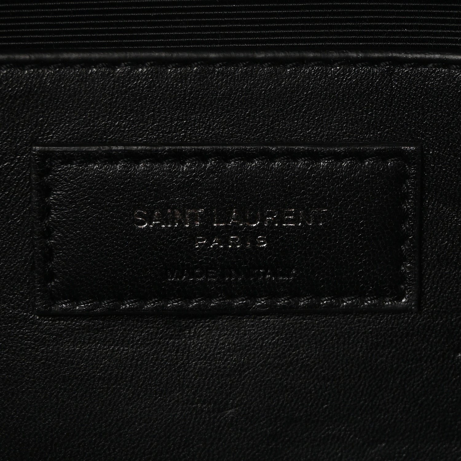 Saint Laurent Grain De Poudre Medium Classic Monogram Monochrome Kate Satchel Black 6 of 9