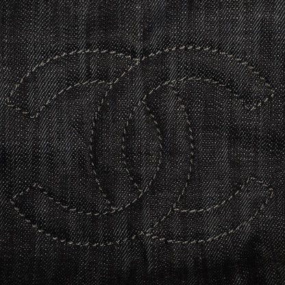 Chanel Denim Quilted Stretch Spirit Messenger Bag 6 of 8