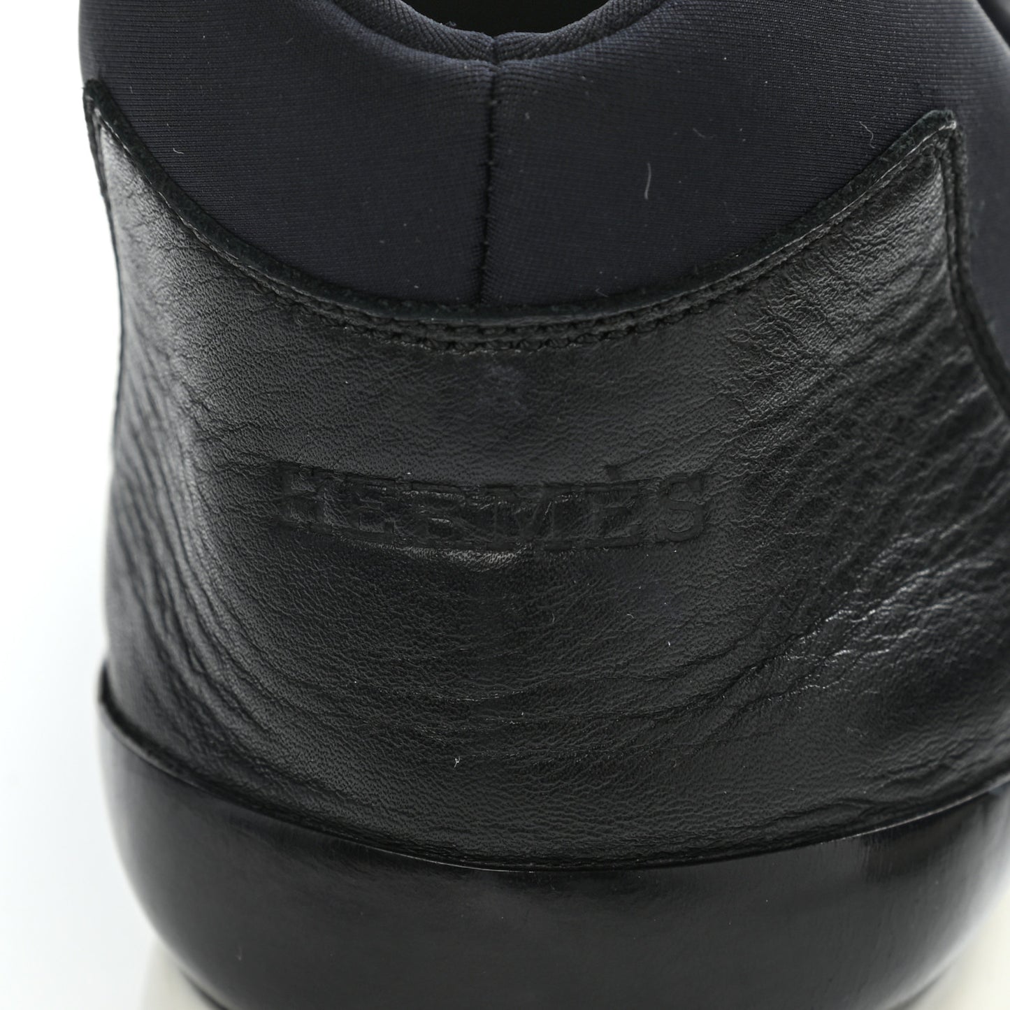 Technical Canvas Calfskin Run Sneakers 41.5 Marine