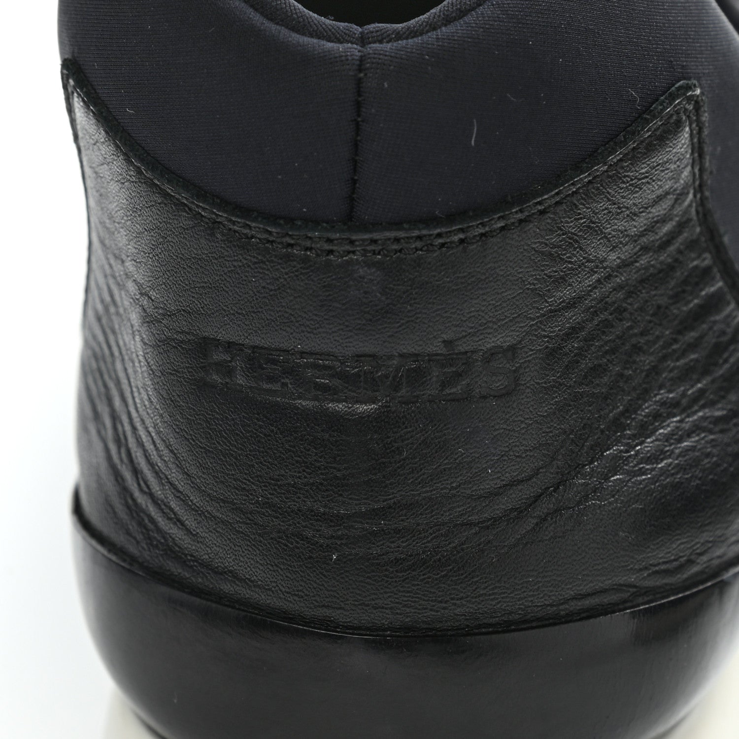 Hermes Technical Canvas Calfskin Run Sneakers 41.5 Marine 11 of 11