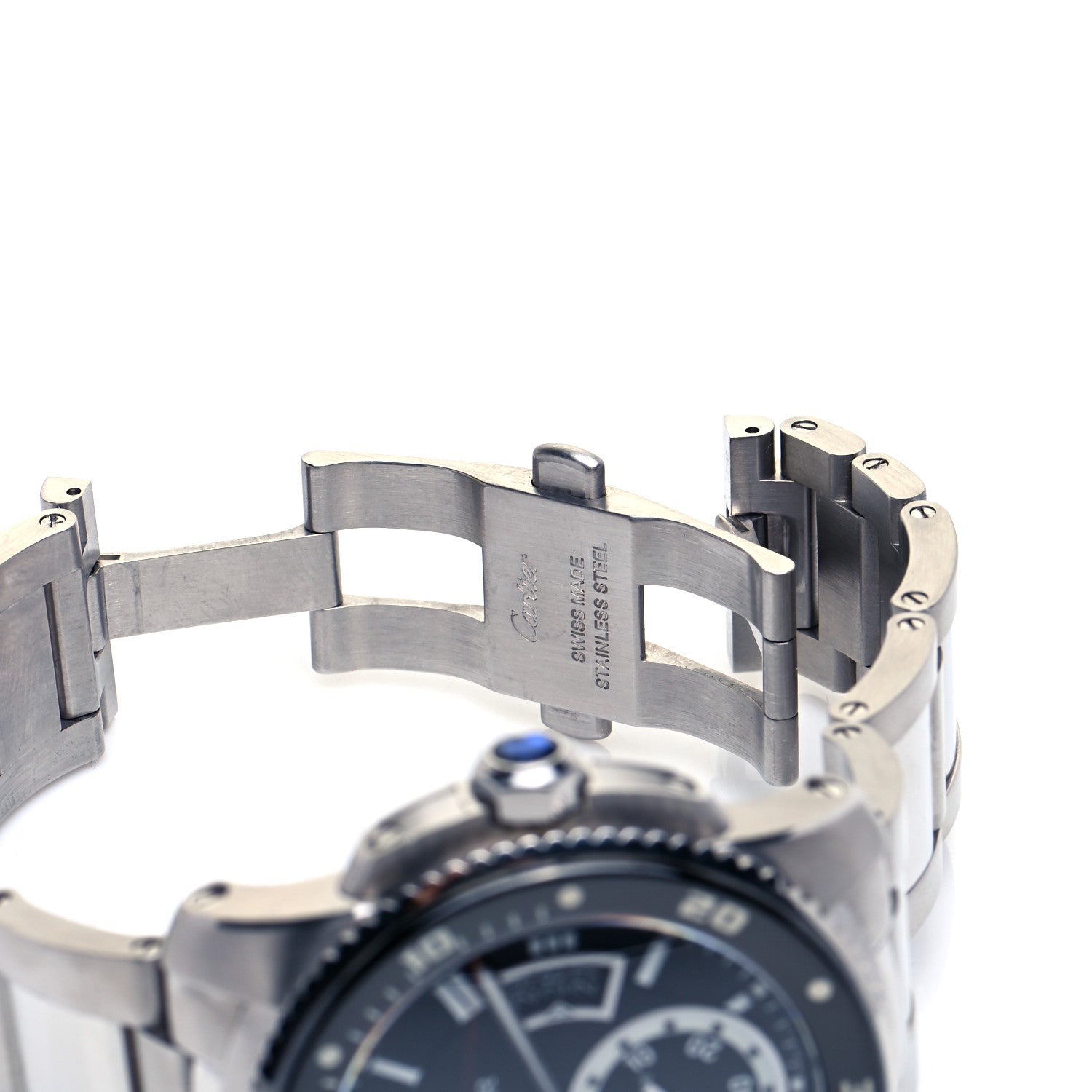 Cartier Stainless Steel 42mm Calibre de Cartier Diver Automatic Watch Black 6 of 7