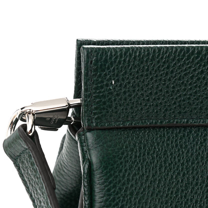Gucci Grainy Calfskin Small Zumi Top Handle Bag Vintage Green 13 of 13