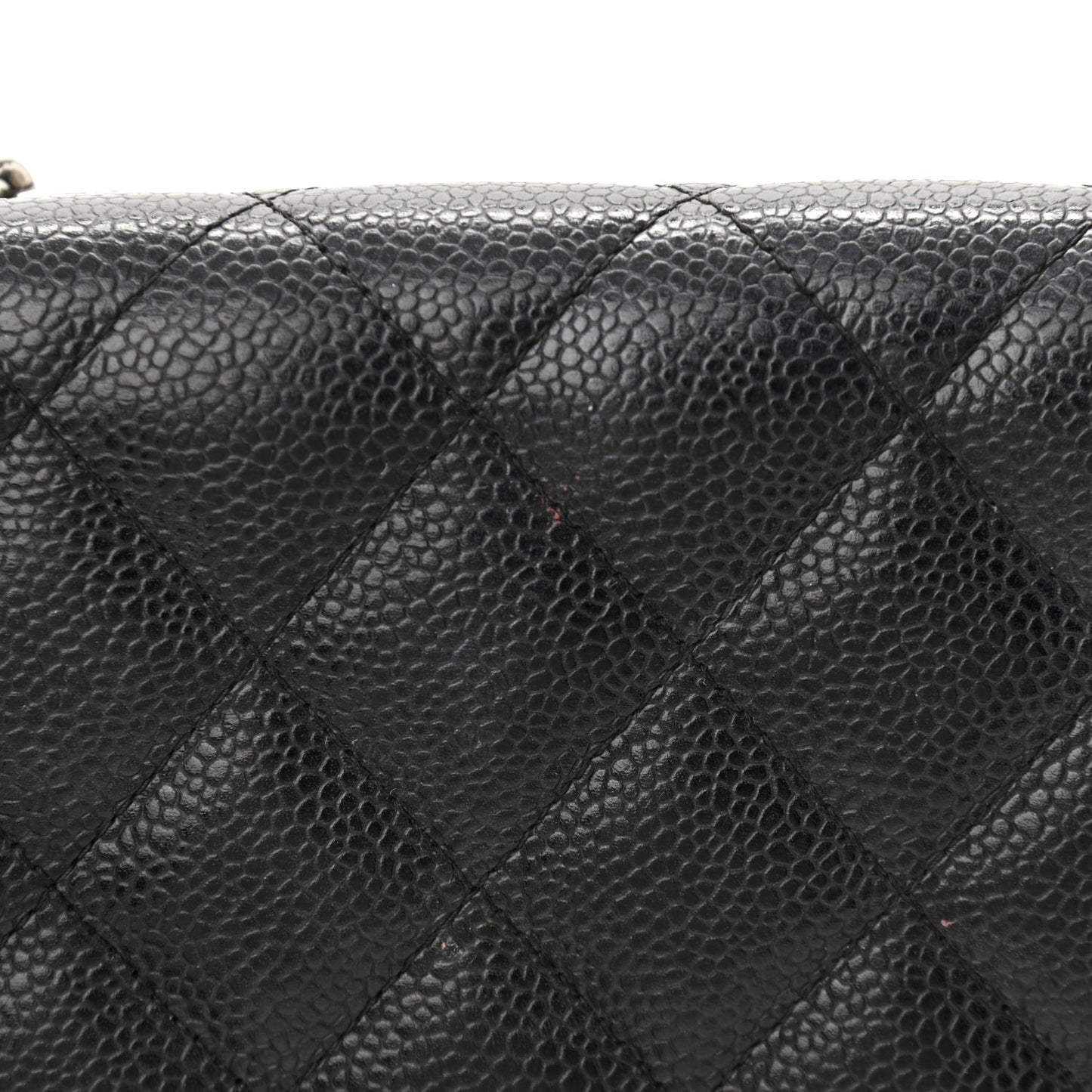 Caviar Quilted Jumbo Single Flap Black