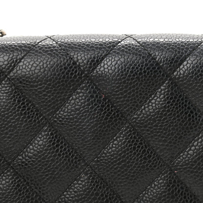 Chanel Caviar Quilted Jumbo Single Flap Black 14 of 20