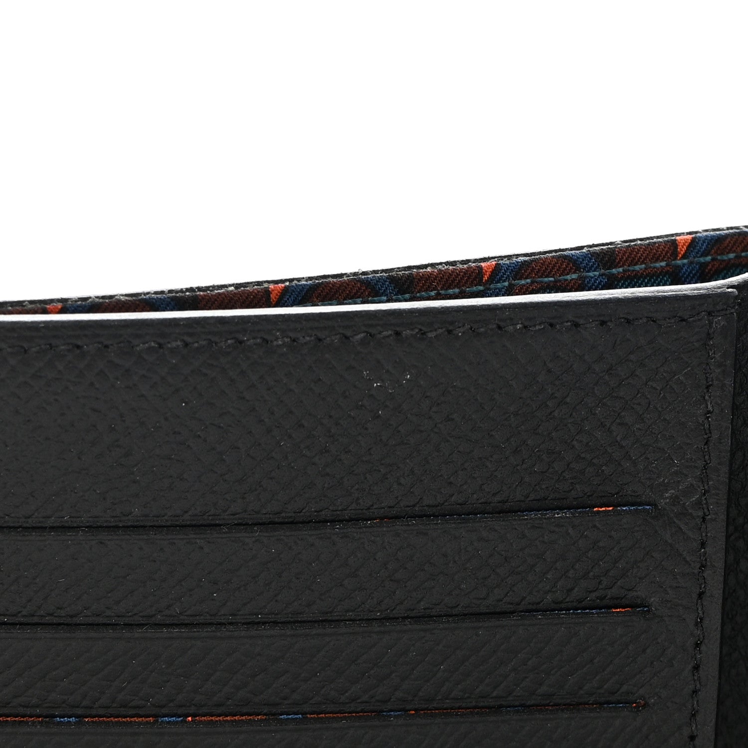Hermes Epsom Citizen Twill Compact Wallet Black 8 of 10
