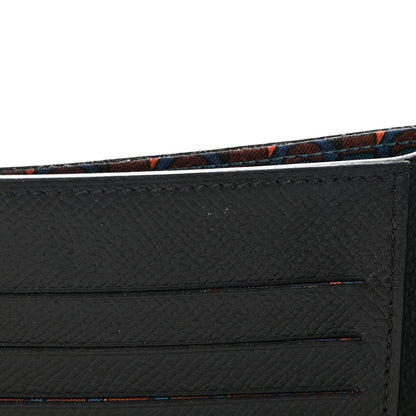Hermes Epsom Citizen Twill Compact Wallet Black 8 of 10