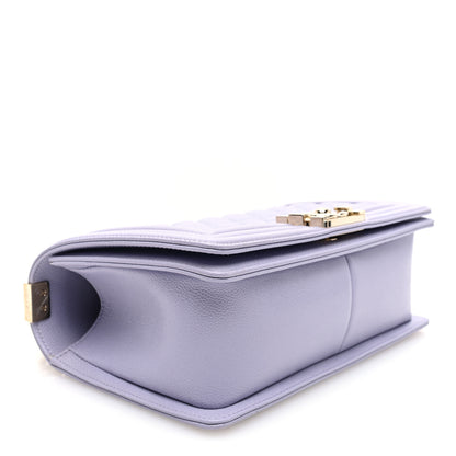 Chanel Caviar Quilted Medium Boy Flap Light Purple 4 of 10