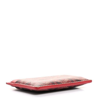 Goyard Goyardine Saint Sulpice Card Holder Red 4 of 8
