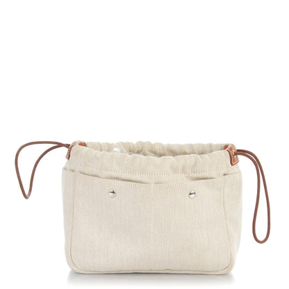 Hermes Canvas Barenia Fourbi 20 PM Pouch Naturel Fauve 1 of 8