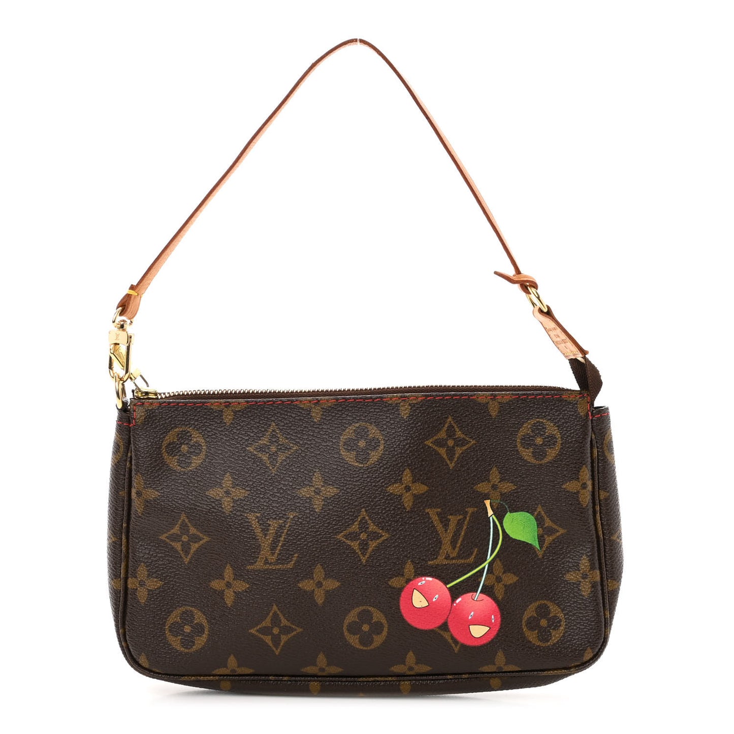 LOUIS VUITTON Monogram Cerises Pochette Accessories
