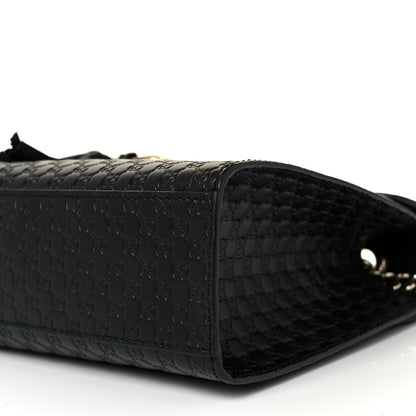 Gucci Microguccissima Medium Emily Chain Shoulder Bag Black 17 of 21