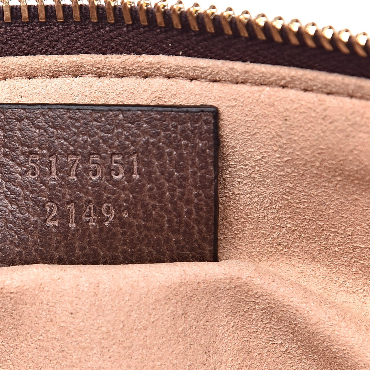 GG Supreme Monogram Large Ophidia Pouch Clutch Brown