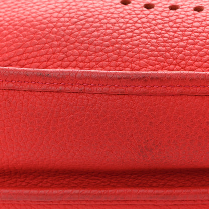 Hermes Taurillon Clemence Evelyne III PM Rouge Tomate 11 of 14