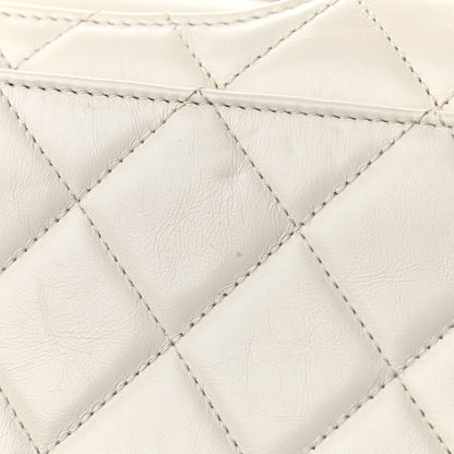 Chanel Glazed Calfskin Medium Perfect Edge Flap White 11 of 11