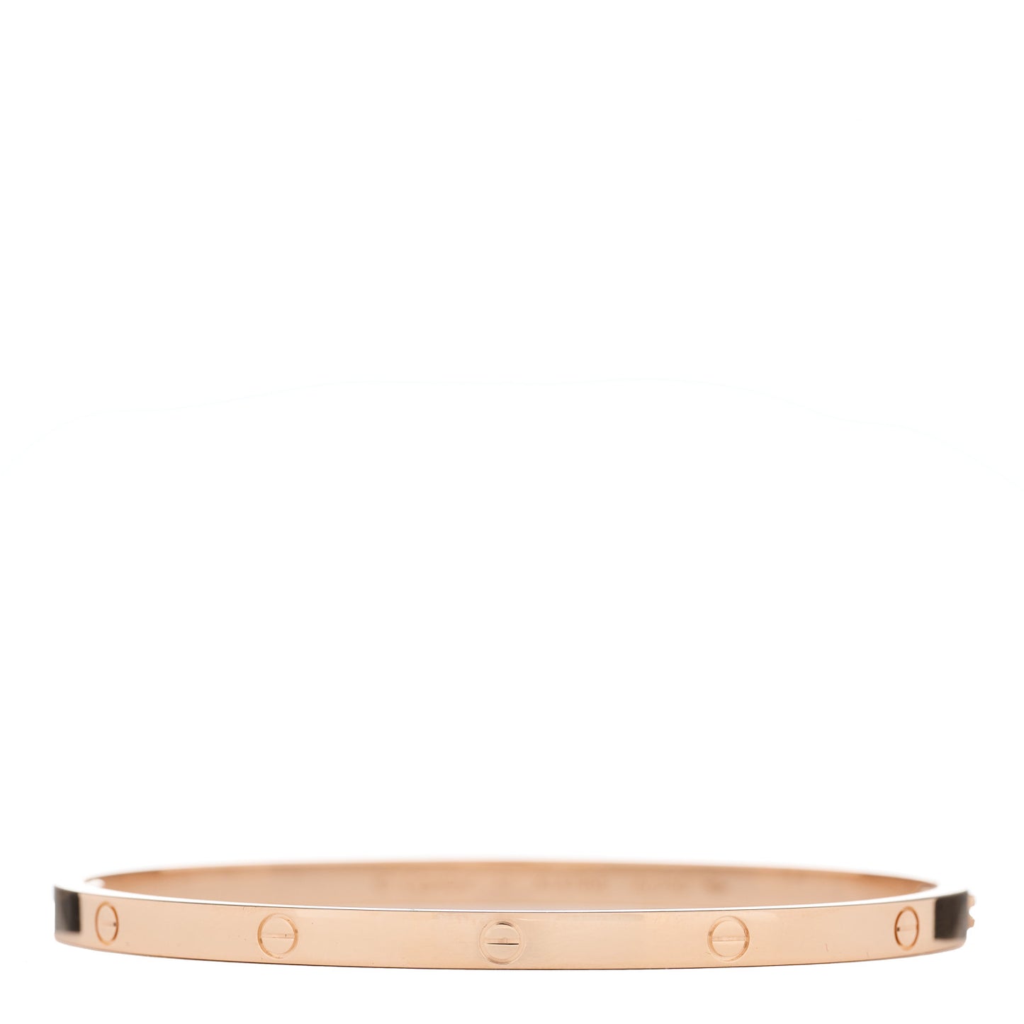 18K Pink Gold Small LOVE Bracelet 17