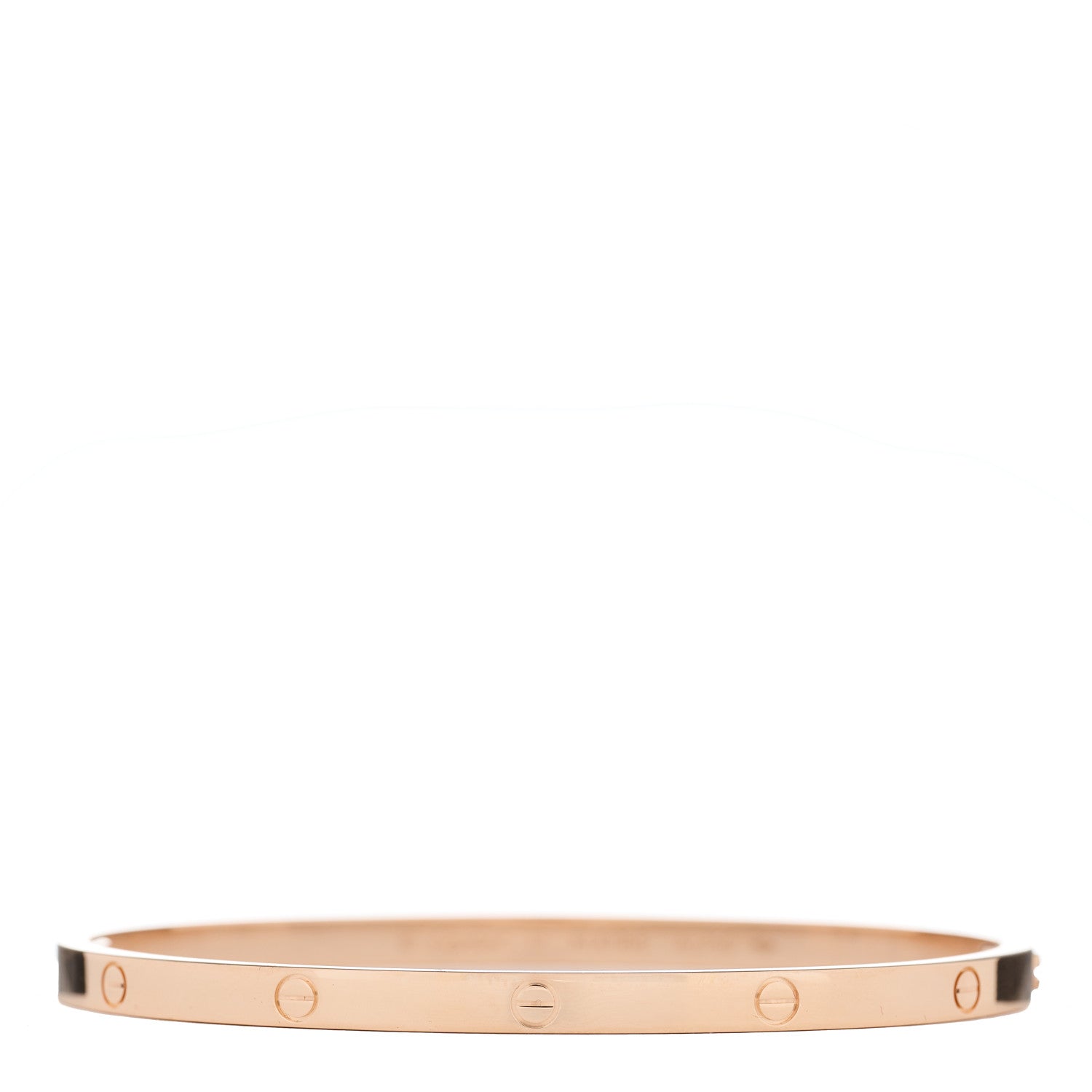 Cartier 18K Pink Gold Small LOVE Bracelet 17 1 of 5