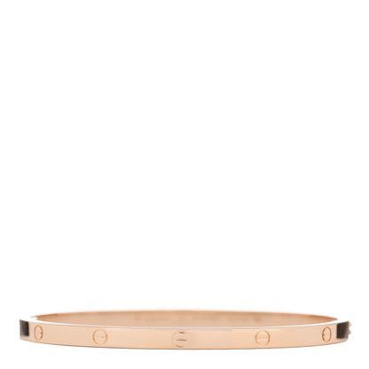 Cartier 18K Pink Gold Small LOVE Bracelet 17 1 of 5