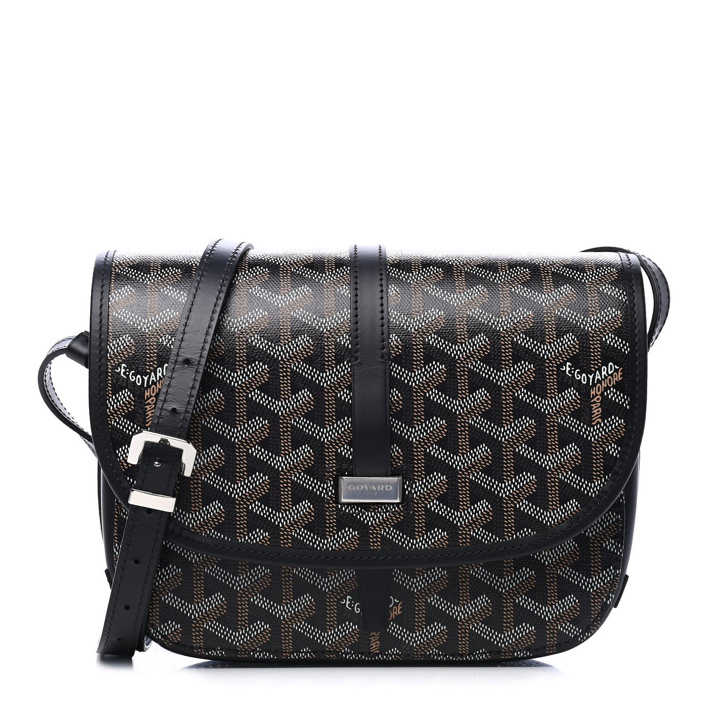Goyardine Belvedere II PM Messenger Bag Black