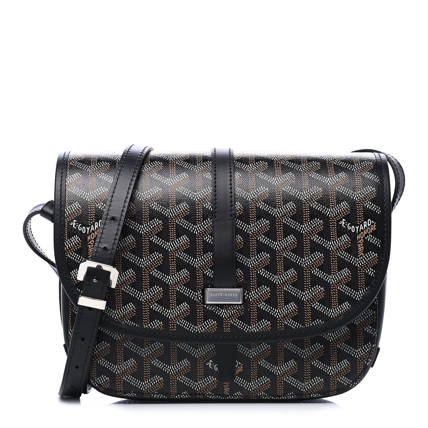 Goyard Goyardine Belvedere II PM Messenger Bag Black 1 of 4