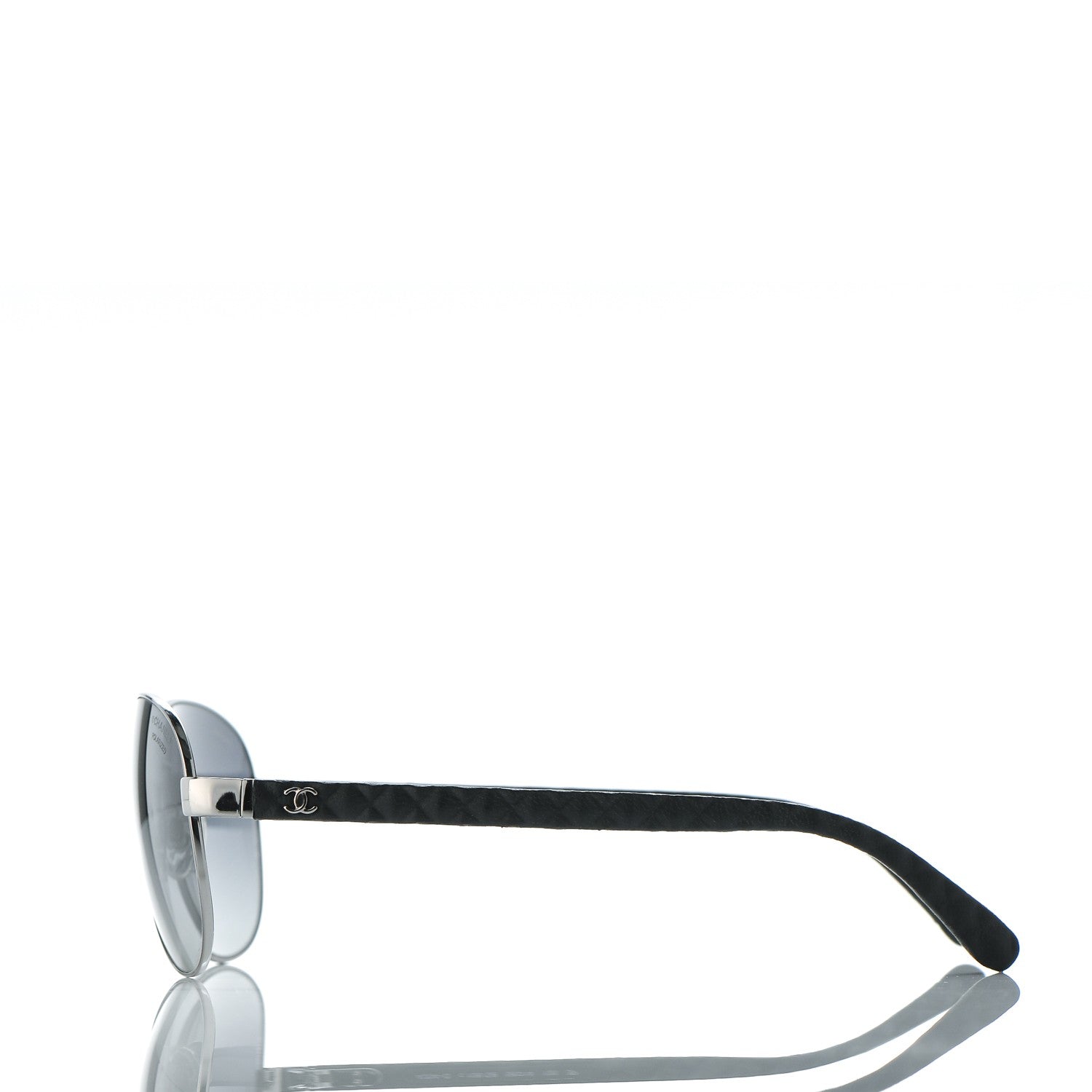 Chanel Pilot Summer Polarized Aviator Sunglasses 4204-Q Black 3 of 9