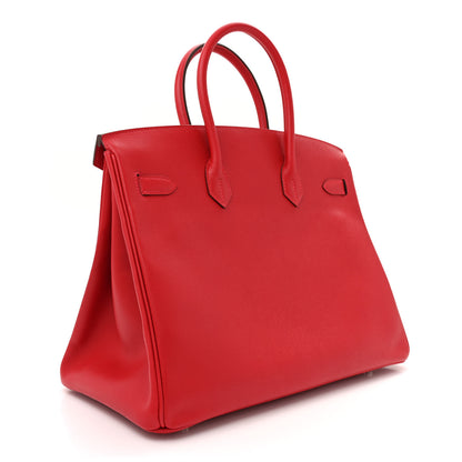 Hermes Epsom Birkin 35 Rouge Casaque 3 of 12
