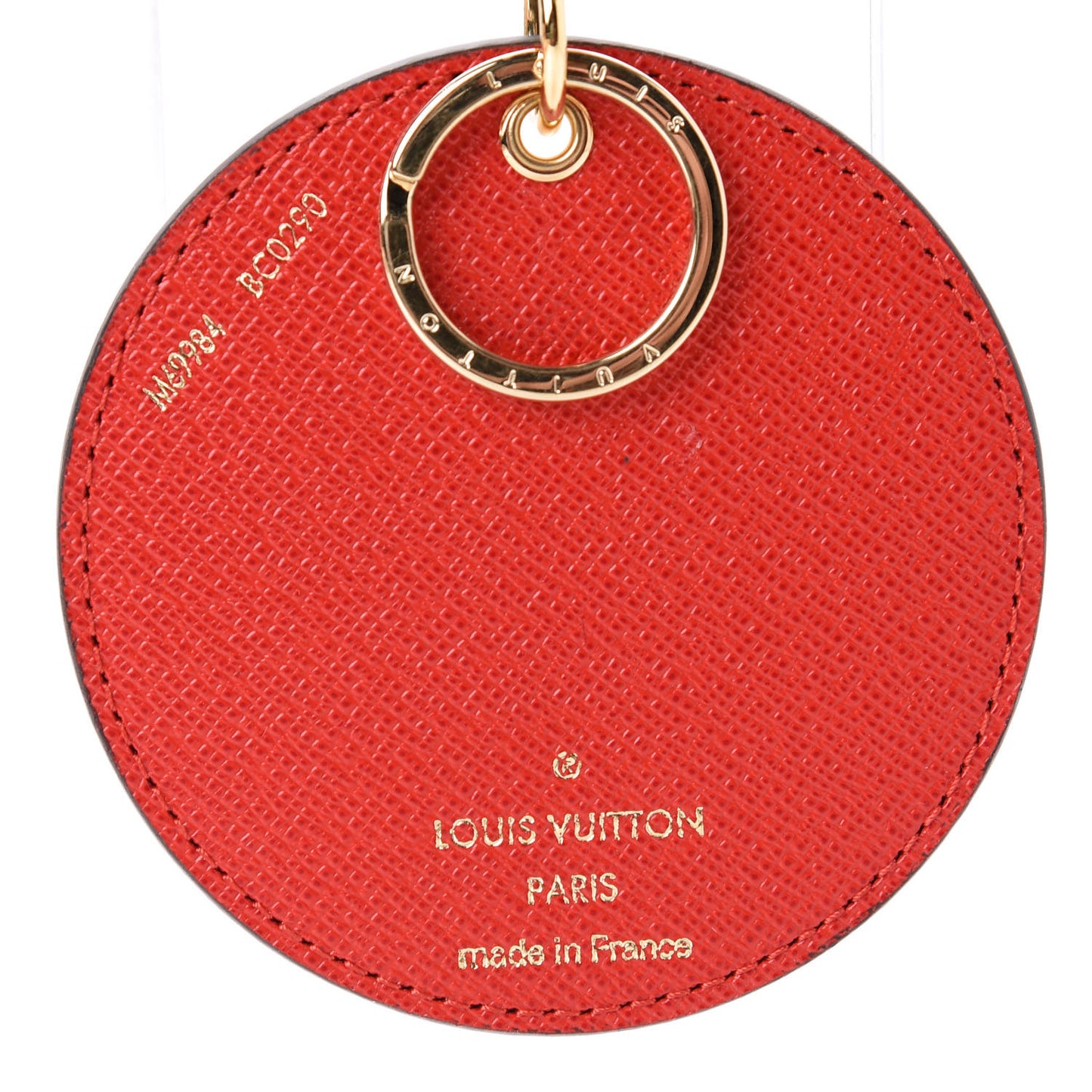 Monogram 2020 Christmas Animation Bumper Cars Bag Charm Key Ring Coquelicot