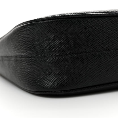 Prada Saffiano Lux Re-Edition 2005 Shoulder Bag Black 9 of 11
