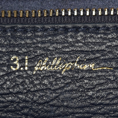 3.1 Phillip Lim 3.1 Textured Calfskin Large Pashli Satchel Ink 6 of 16