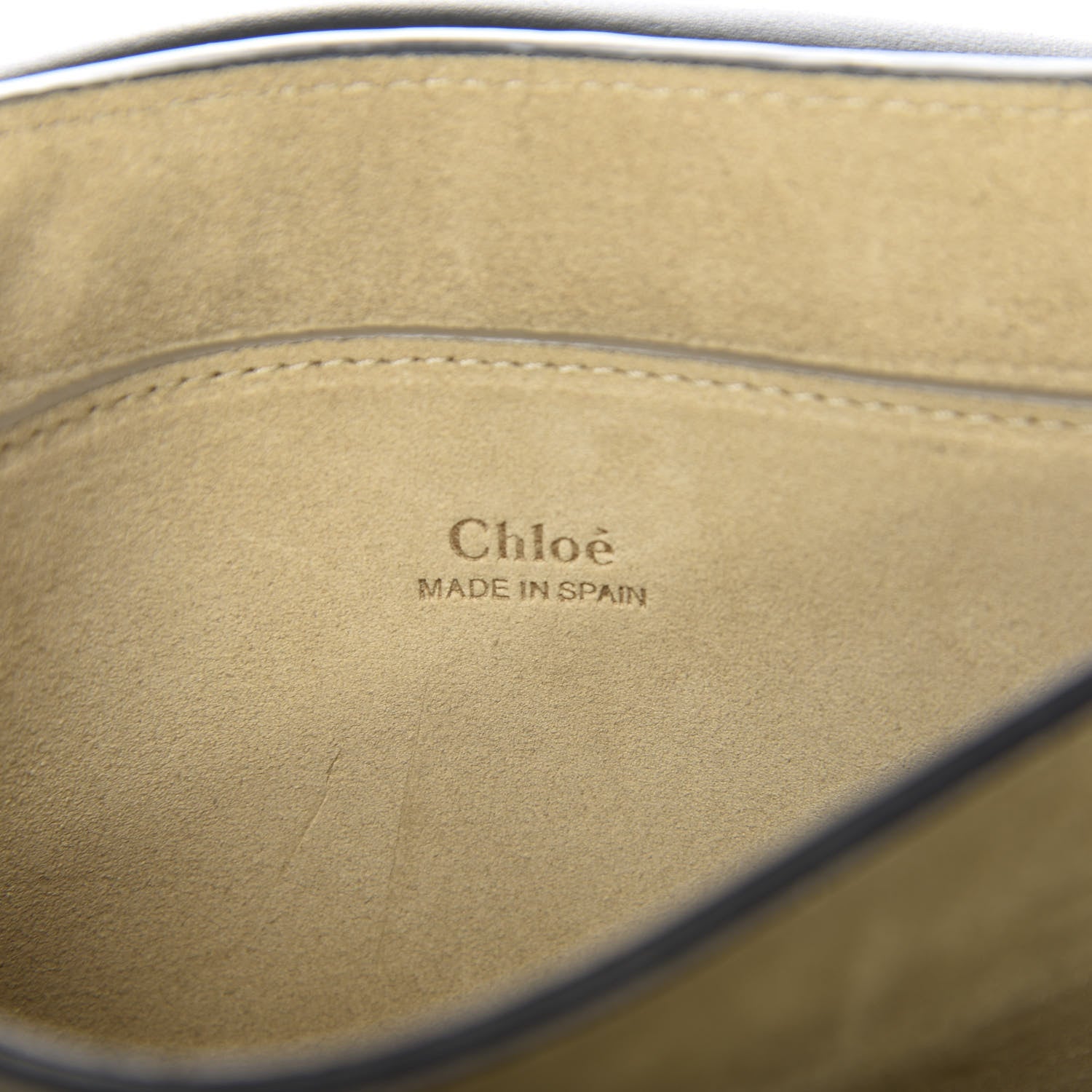 Chloe Suede Calfskin Small Faye Shoulder Bag Black 6 of 10