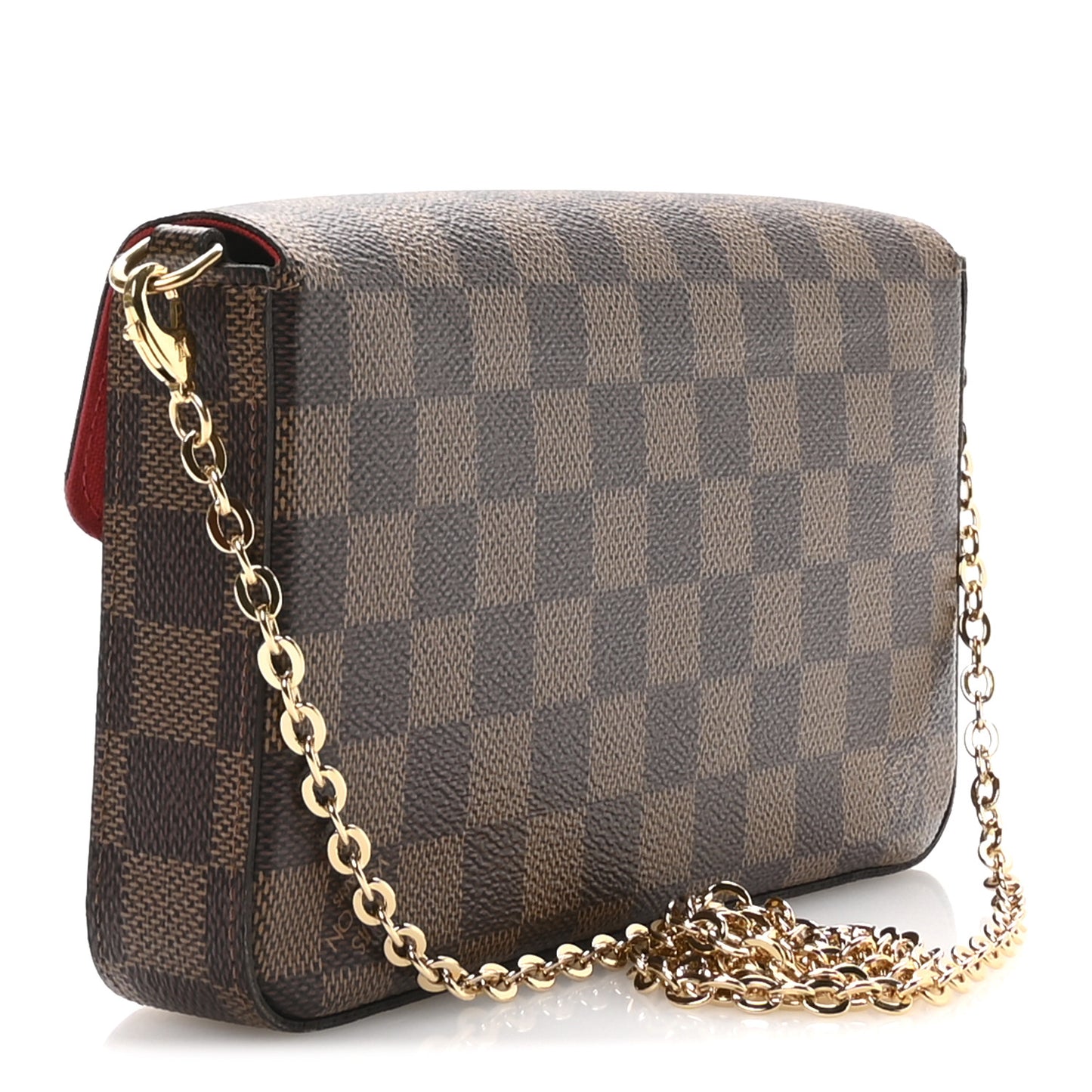 Damier Ebene Pochette Felicie Chain Wallet