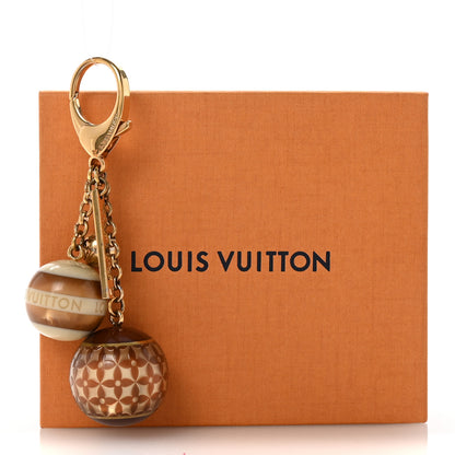 Louis Vuitton Mini Lin Croisette Bag Charm Beige 4 of 4