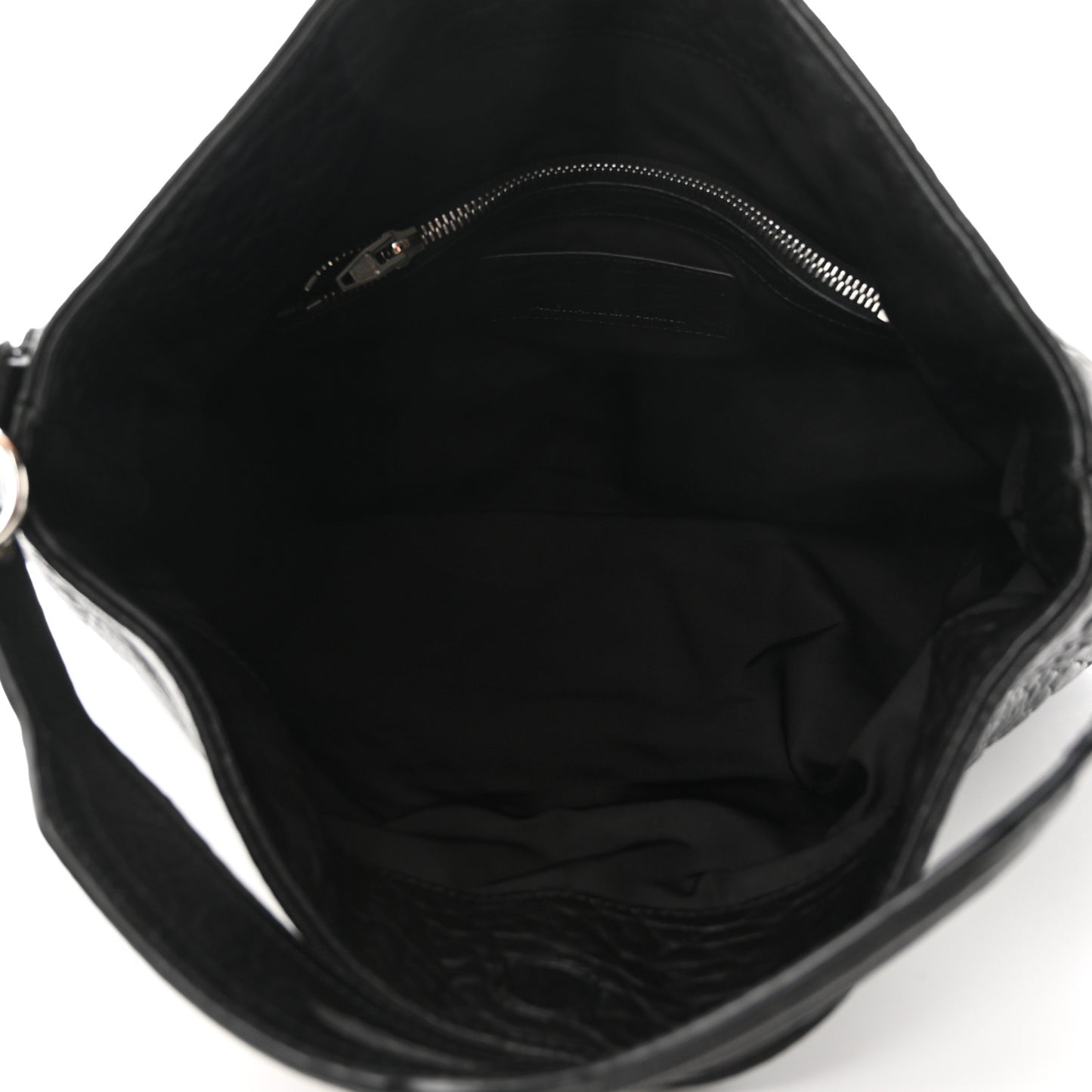 Pebbled Lambskin Darcy Hobo Black