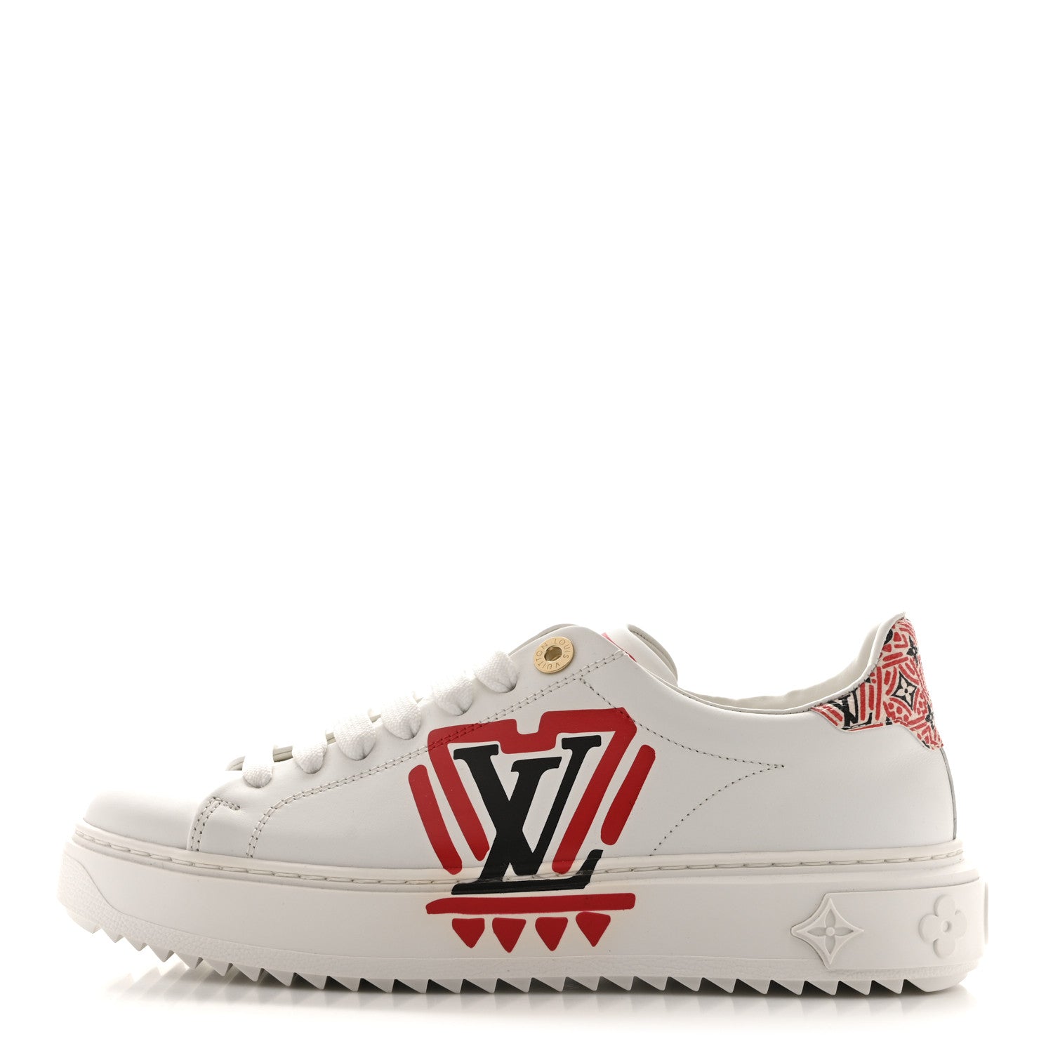 Louis Vuitton Crafty Time Out Sneakers 37.5 White 1 of 10