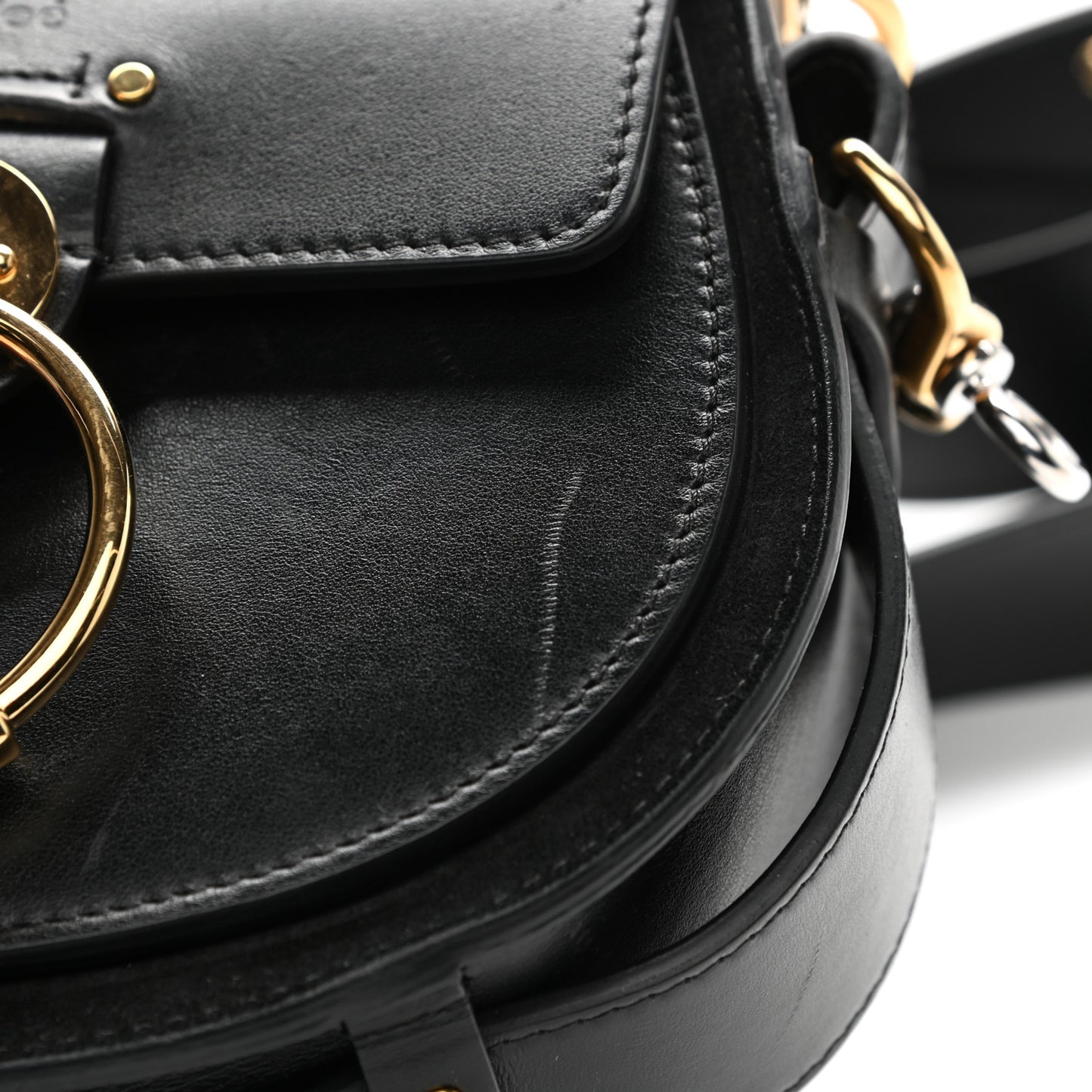 Calfskin Small Tess Bag Black