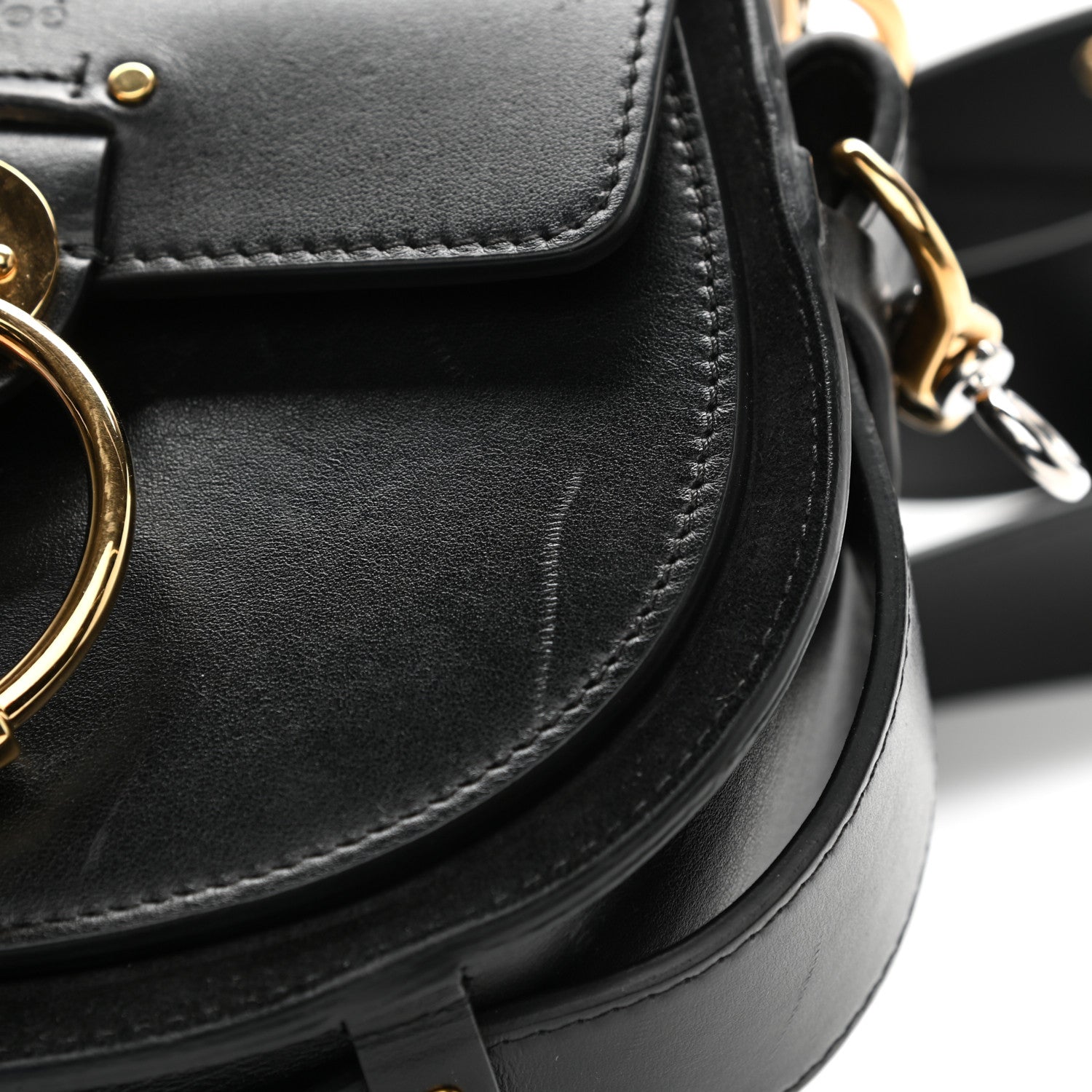 Chloe Calfskin Small Tess Bag Black 19 of 29