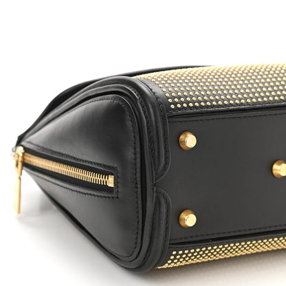 Alexander McQueen Leather Studded Mini Heroine Top Handle Bag Black 8 of 9
