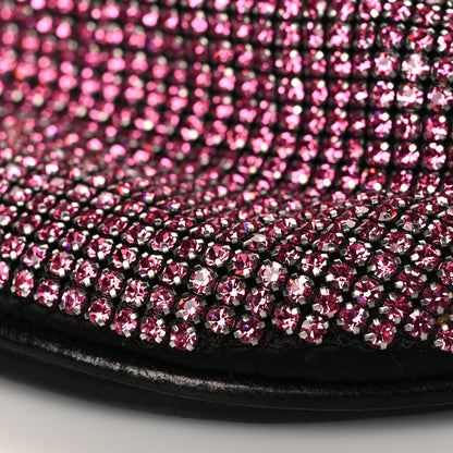 Alexander Wang Rhinestone Mesh Mini Attica Belt Bag Prism Pink 8 of 8