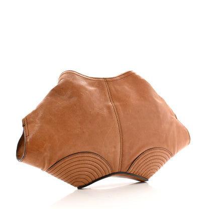 Alexander McQueen Calfskin De Manta Clutch Tan 3 of 10